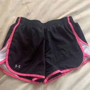 black Under Armour shorts